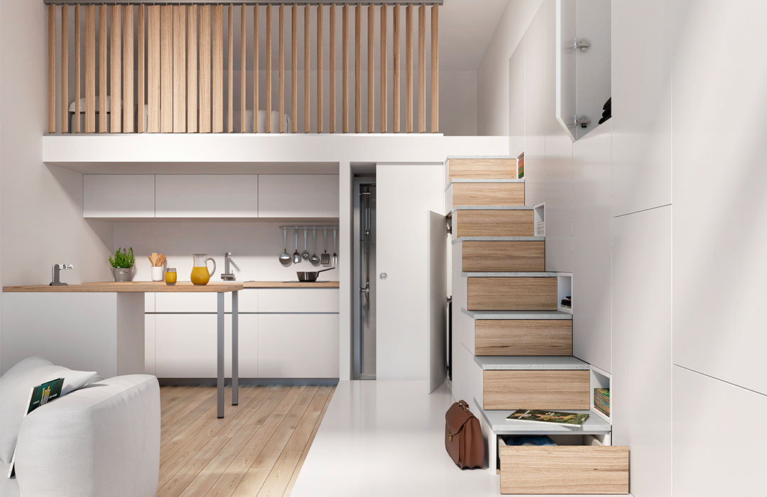 loft style scandinave