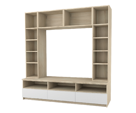 Aper?u Meuble TV avec 2 colonnes