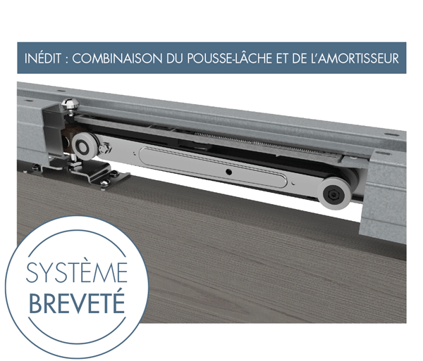 Aper?u Push & Slide amorti - Système breveté Sogal? amorti