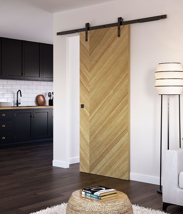 Aper?u Rail porte coulissante style Atelier