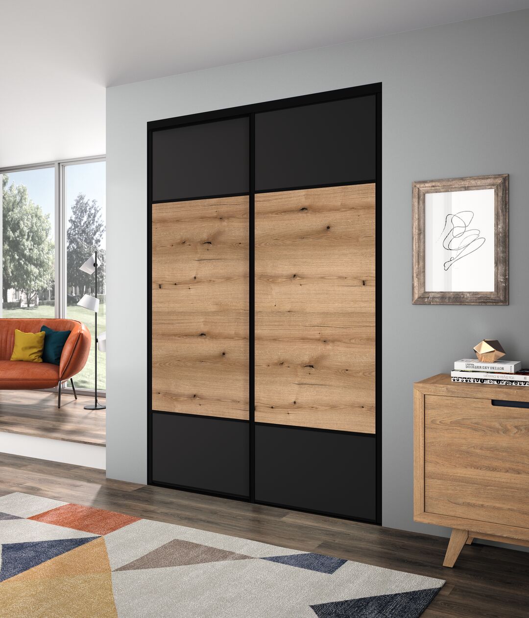 Porte de placard Résidence 3P inégales Sogal?