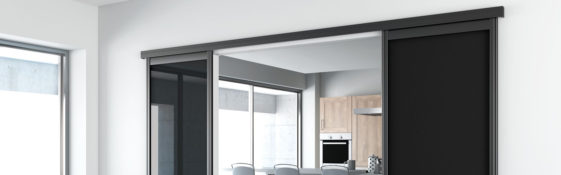 Aper?u Système porte coulissante