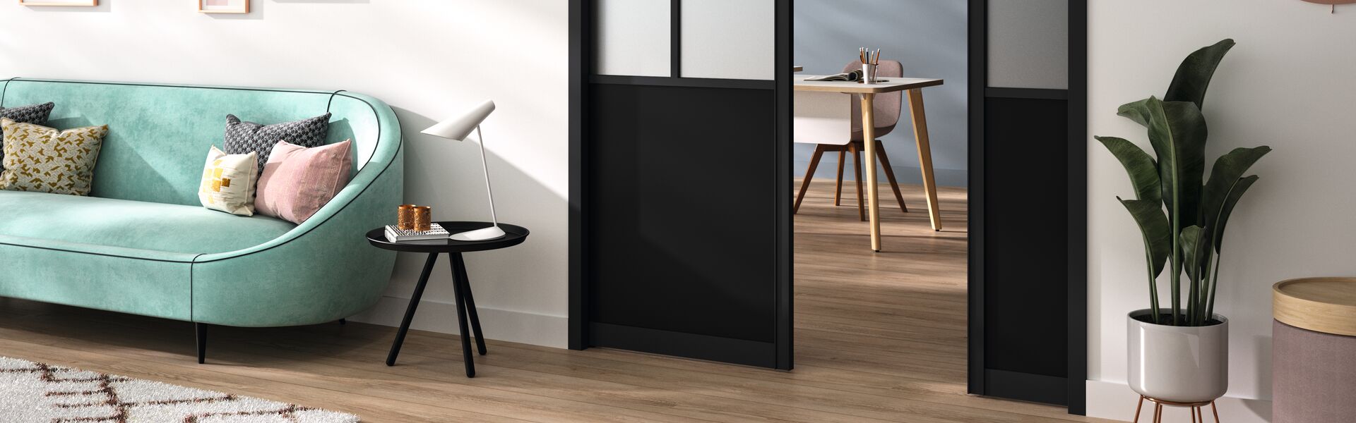 Aper?u Porte coulissante atelier