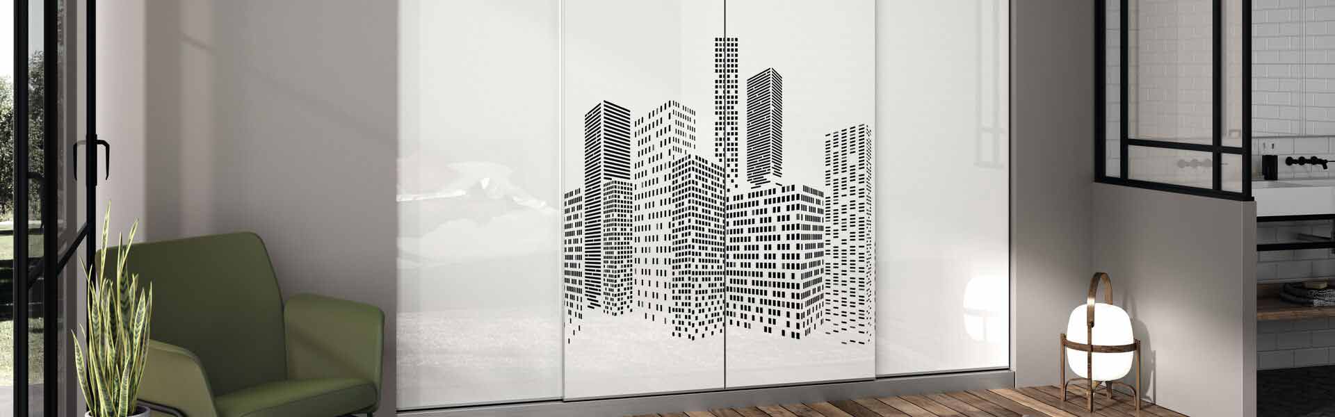 Aper?u Porte de placard coulissante